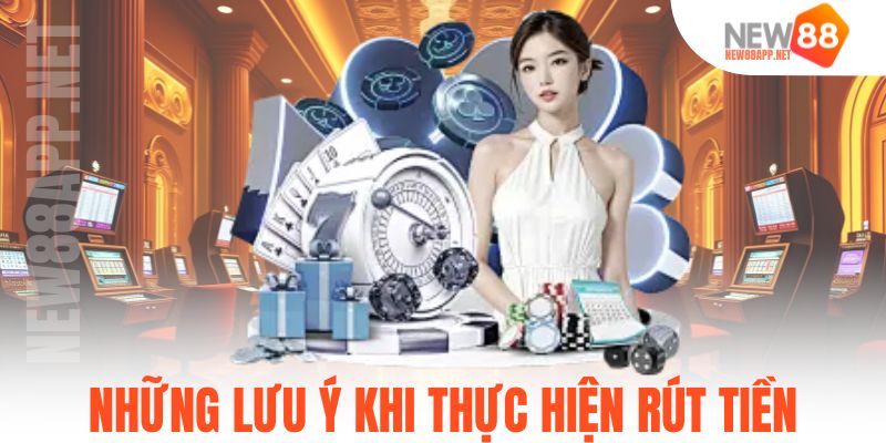 Những lưu ý khi thực hiện rút tiền