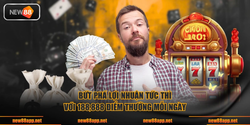 Bứt phá lợi nhuận tức thì với 188,888 điểm thưởng mỗi ngày