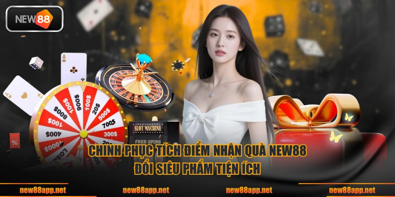 Chinh phục tích điểm nhận quà NEW88 đổi siêu phẩm tiện ích