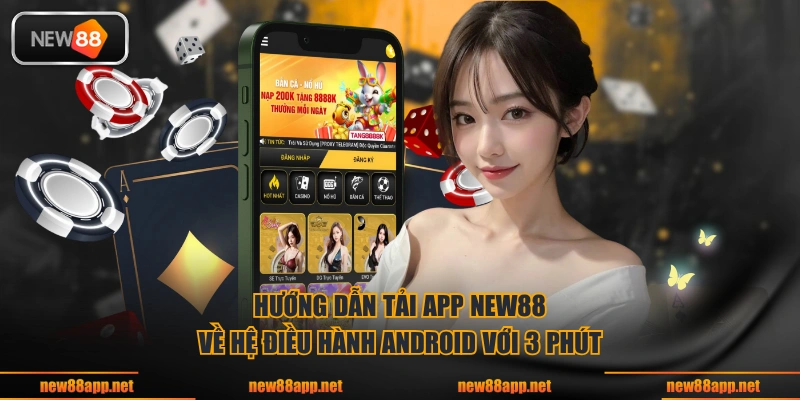 Hướng dẫn tải app NEW88 về hệ điều hành Android với 3 phút