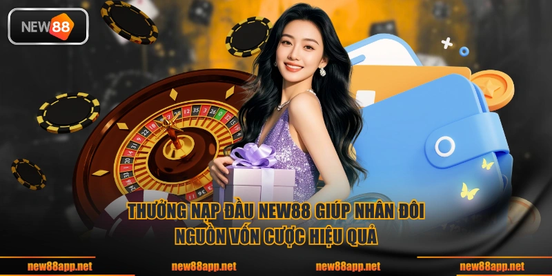 Thưởng nạp đầu NEW88 giúp nhân đôi nguồn vốn cược hiệu quả