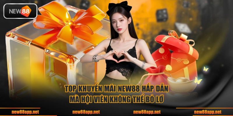 Top khuyến mãi NEW88 hấp dẫn mà hội viên không thể bỏ lỡ